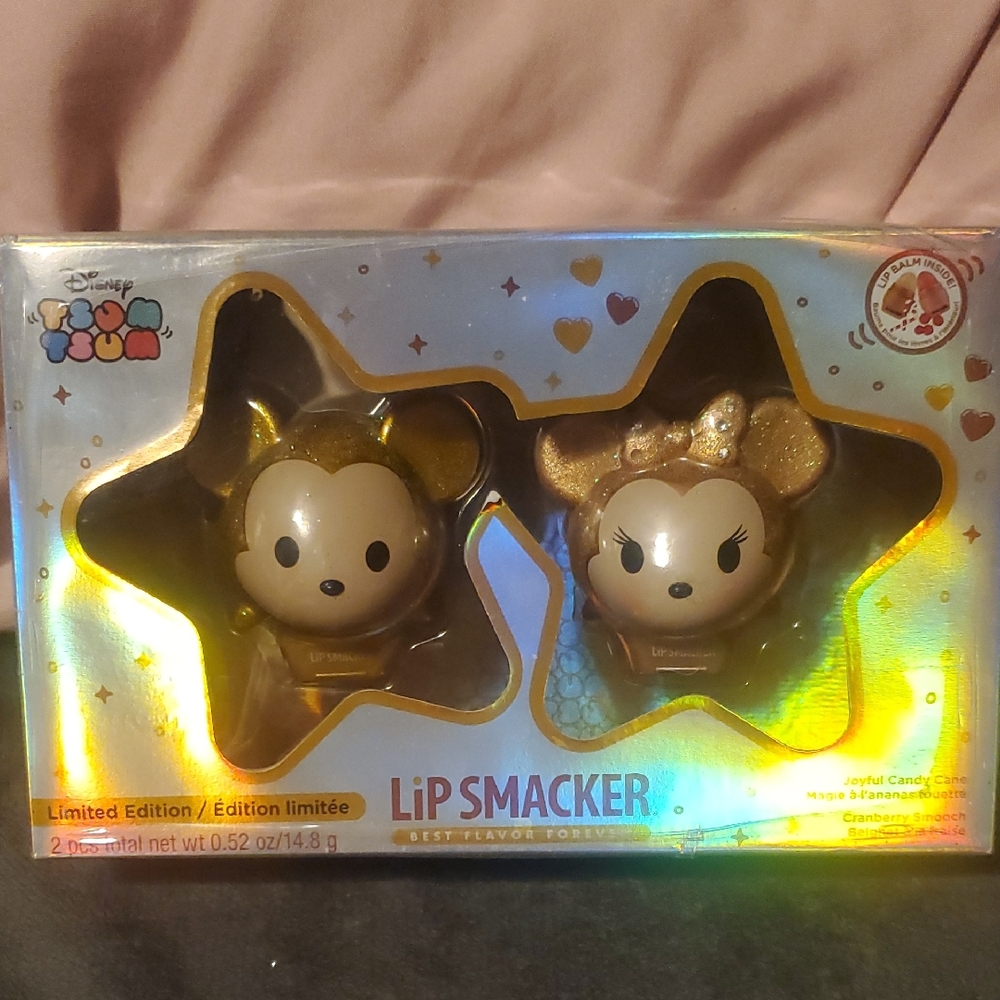 Lip Smacker Disney Tsum Tsum Lip Balm Set In Rose Gold